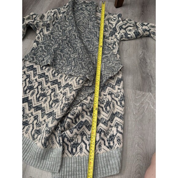Ecote’ Urban Outfitters Chunky Blanket Open Cardigan Fair Isle Knit size s - Picture 6 of 8